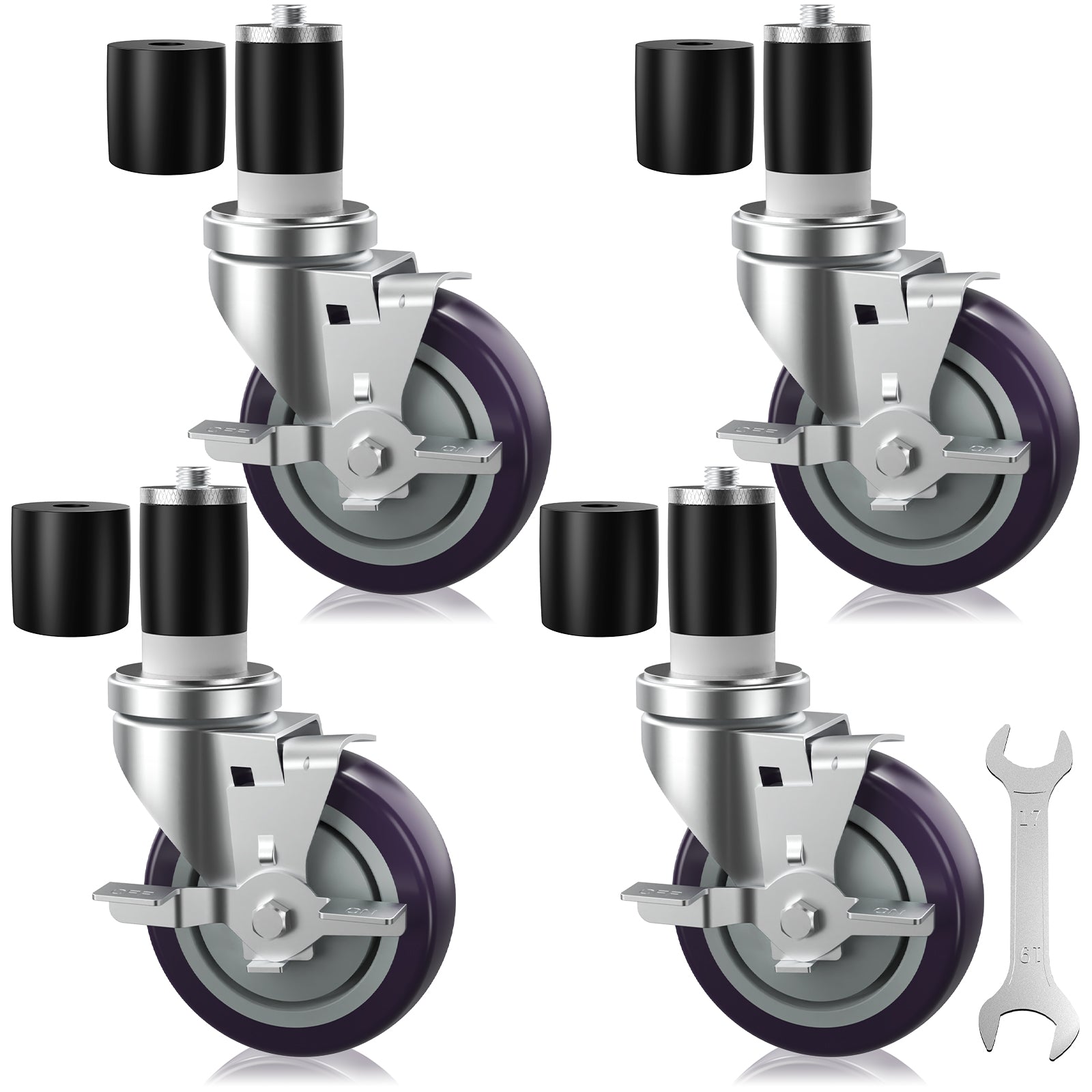 OK5STAR 4 inch Prep Table Casters