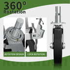OK5STAR 8 Inch Scaffolding Wheels, Scaffold Caster with Dual Locking Brakes