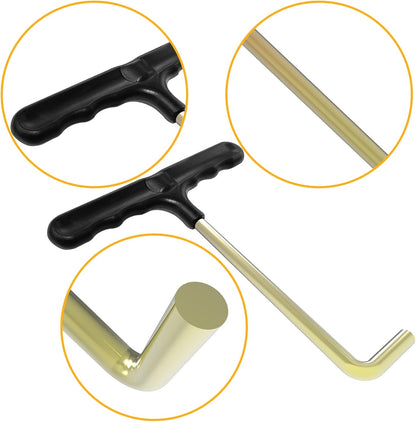 Trampoline Spring Tool 2 Pack Spring Puller Tool Trampoline T-Hook Puller for Springs