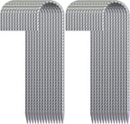 28 Pack 16" Galvanized Rebar Stakes Heavy Duty J Hook Ground Anchors, Curved Steel Tent Stakes Anti Rust Steel Ground Stakes
